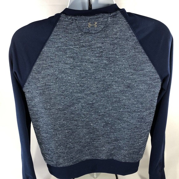 Under Armour Jacket Womens L Large Blue All Season Gear Semi-Fitted Full Zip - Picture 7 of 11